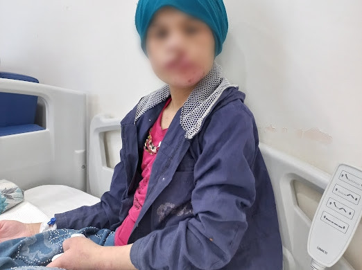 A little girl was born with defect and needs surgery