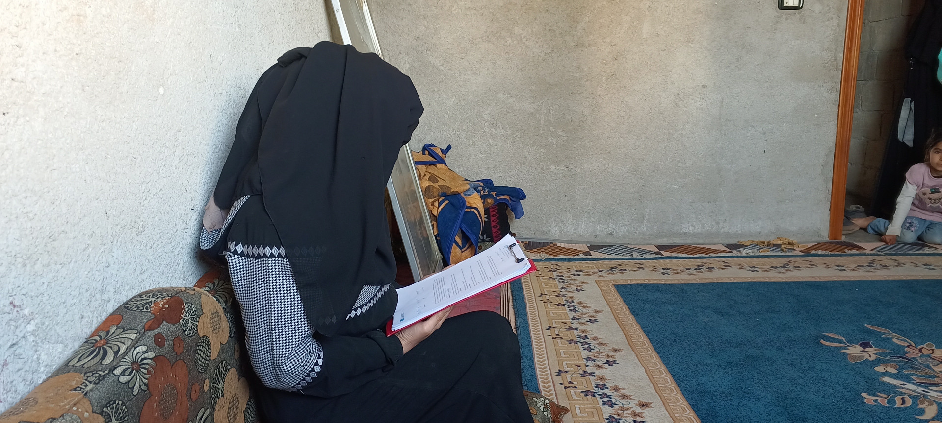 Samar struggles to support her orphaned children