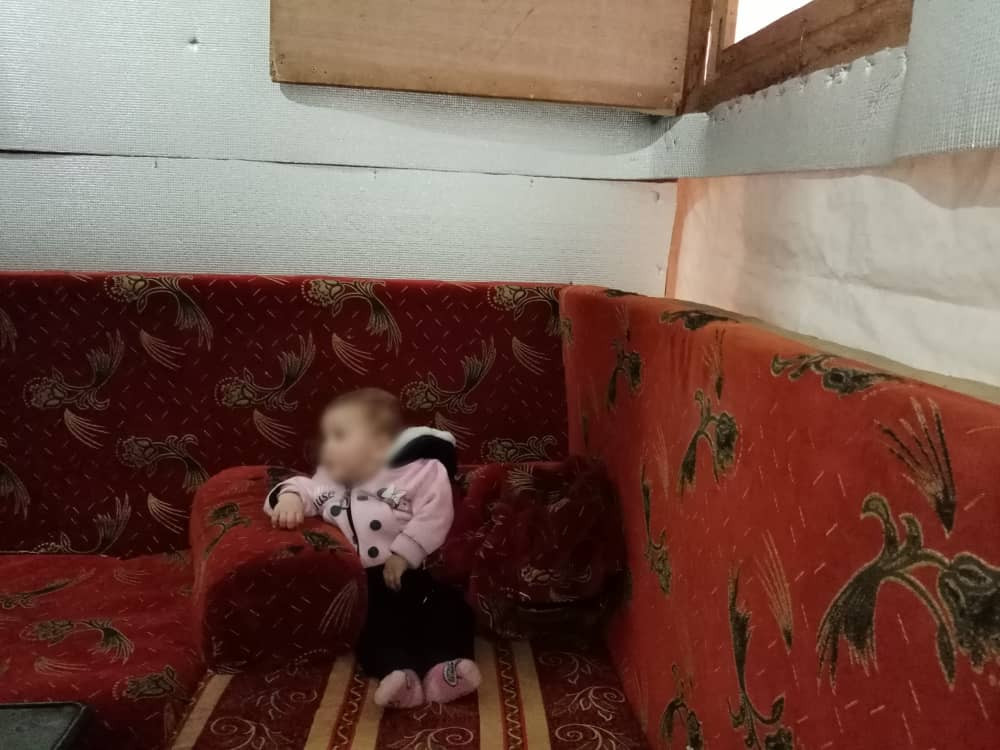A little girl suffers from a brain disease