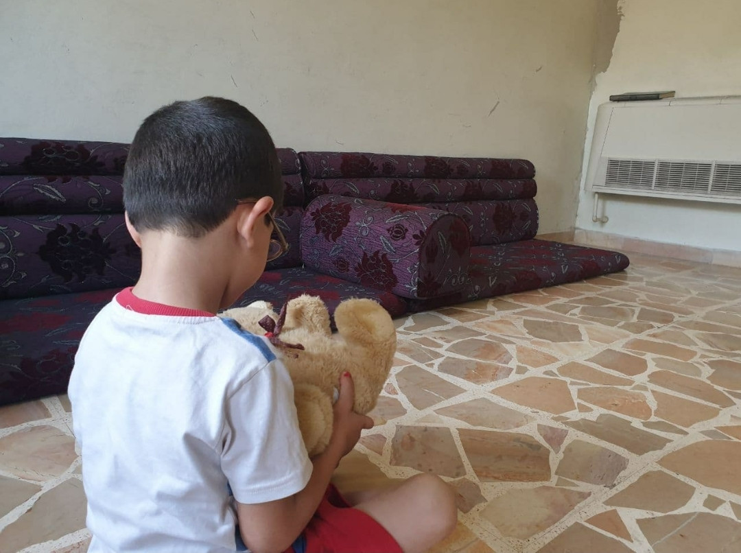 Ahmed is an orphan from Idlib