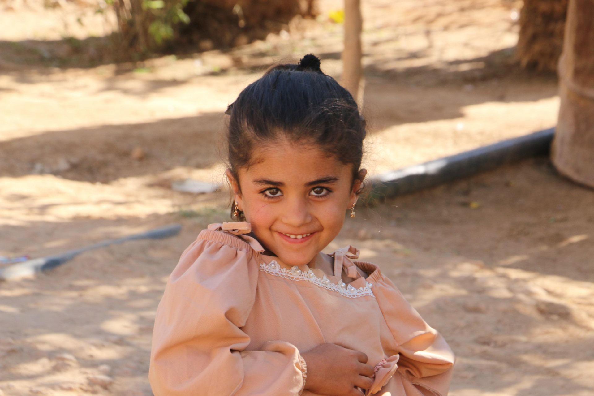 Huda, an orphan girl from Raqqa