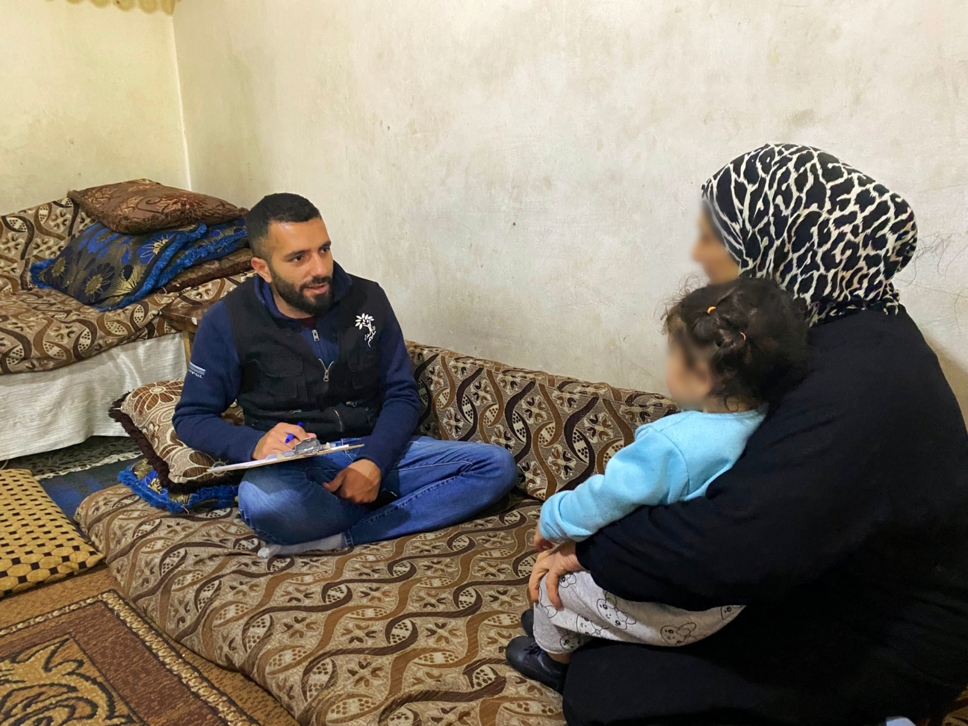 Hasseb is the only breadwinner for his family