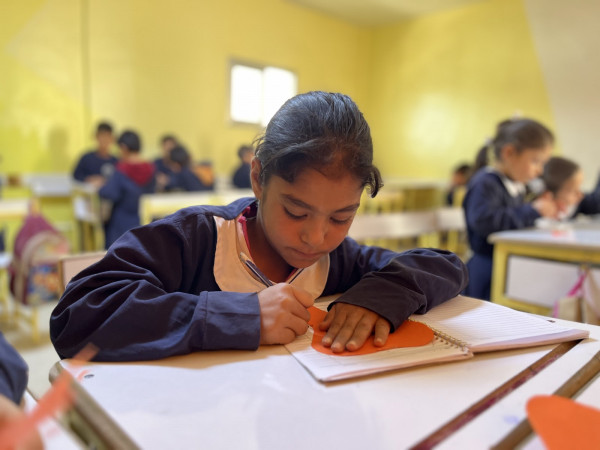 Mervat, a student, dreams to be a teacher...