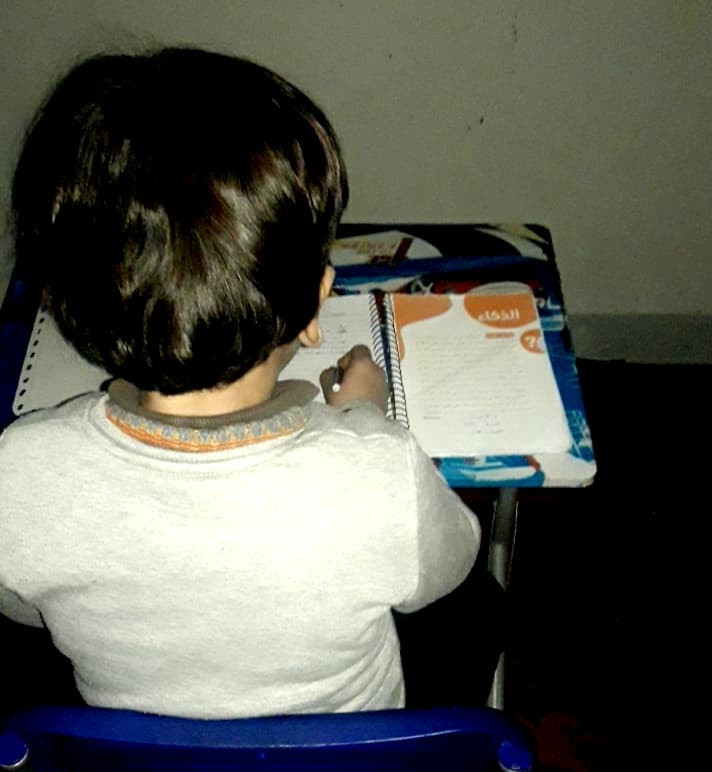 Zaher is an orphan child from the countryside of Damascus