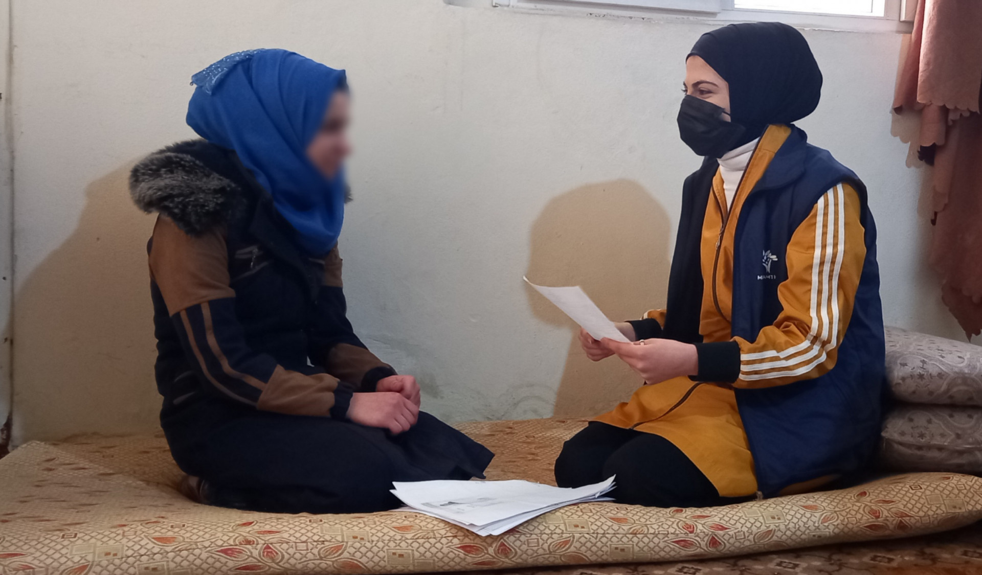Rahaf suffers from severe burns and needs treatment expenses