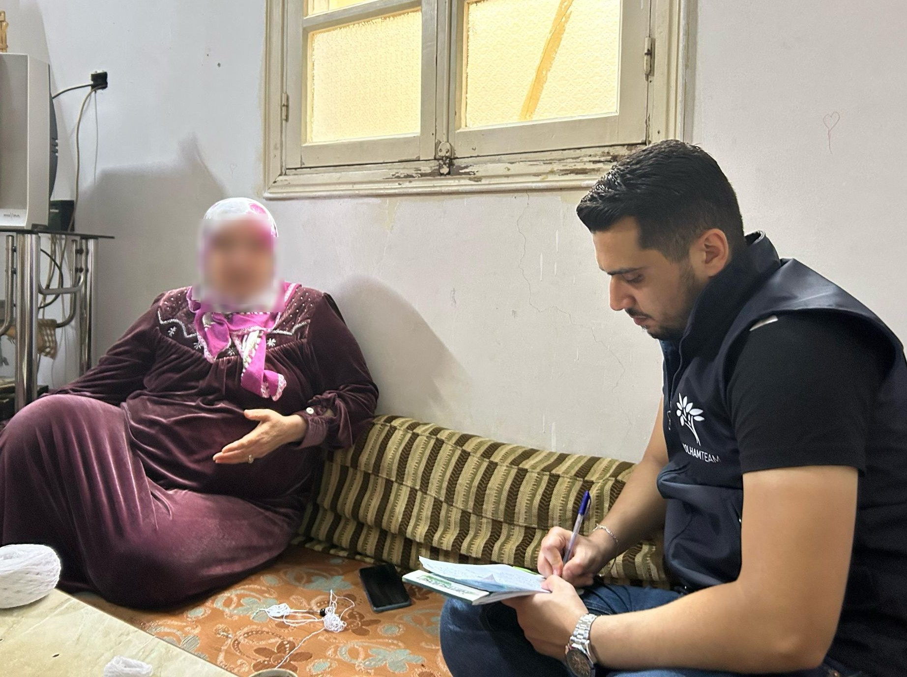 Poverty and illness exhausted Khaldiya's family
