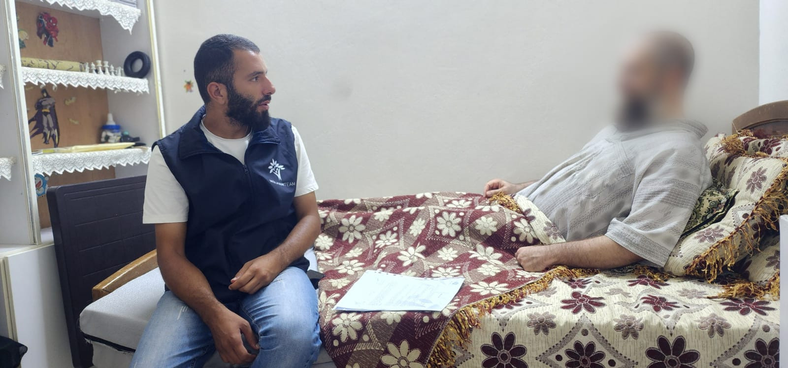 Majd is trapped between pain and helplessness