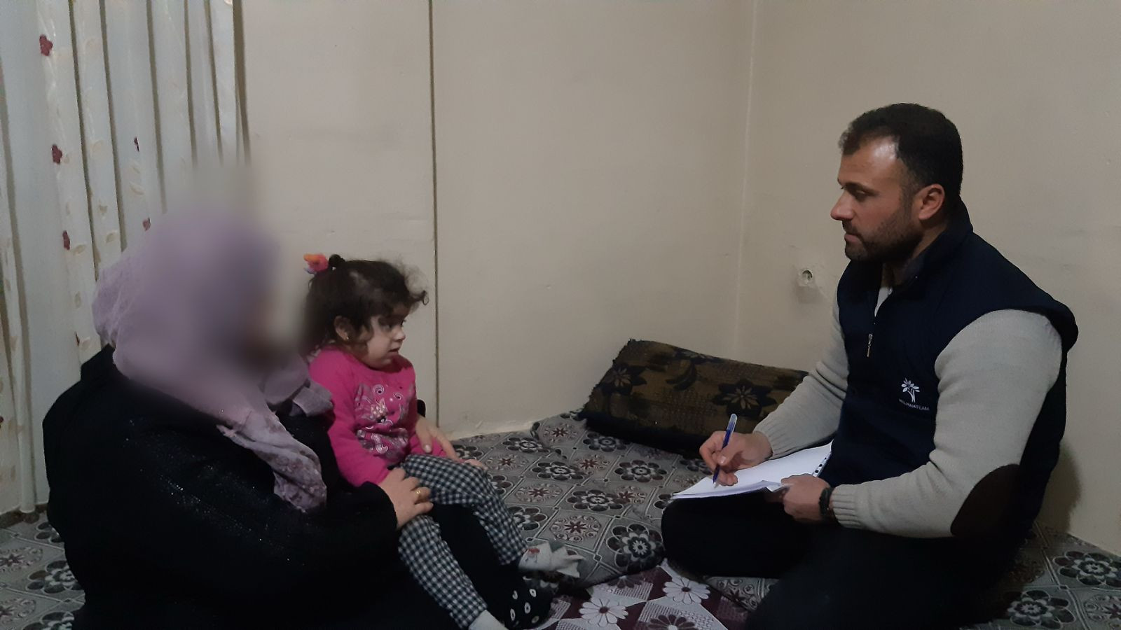 Khadija is a child who cannot walk or talk!