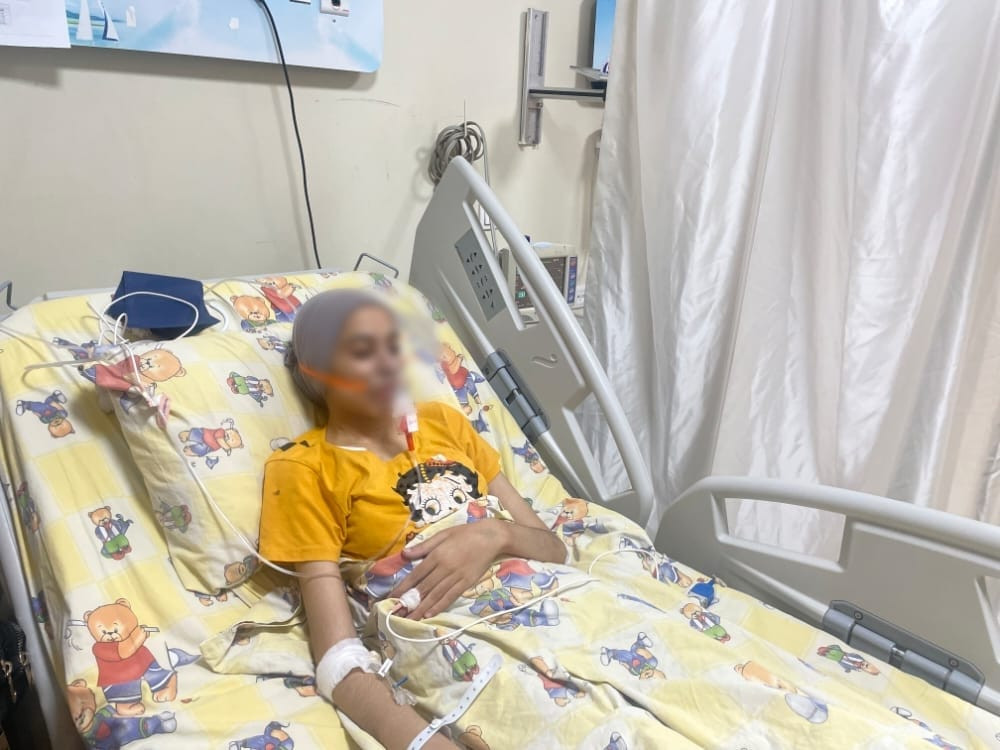 A young girl is losing her health due to a sudden disease!