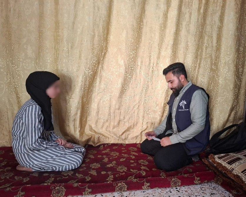 عينا ولاء تنتظران النور