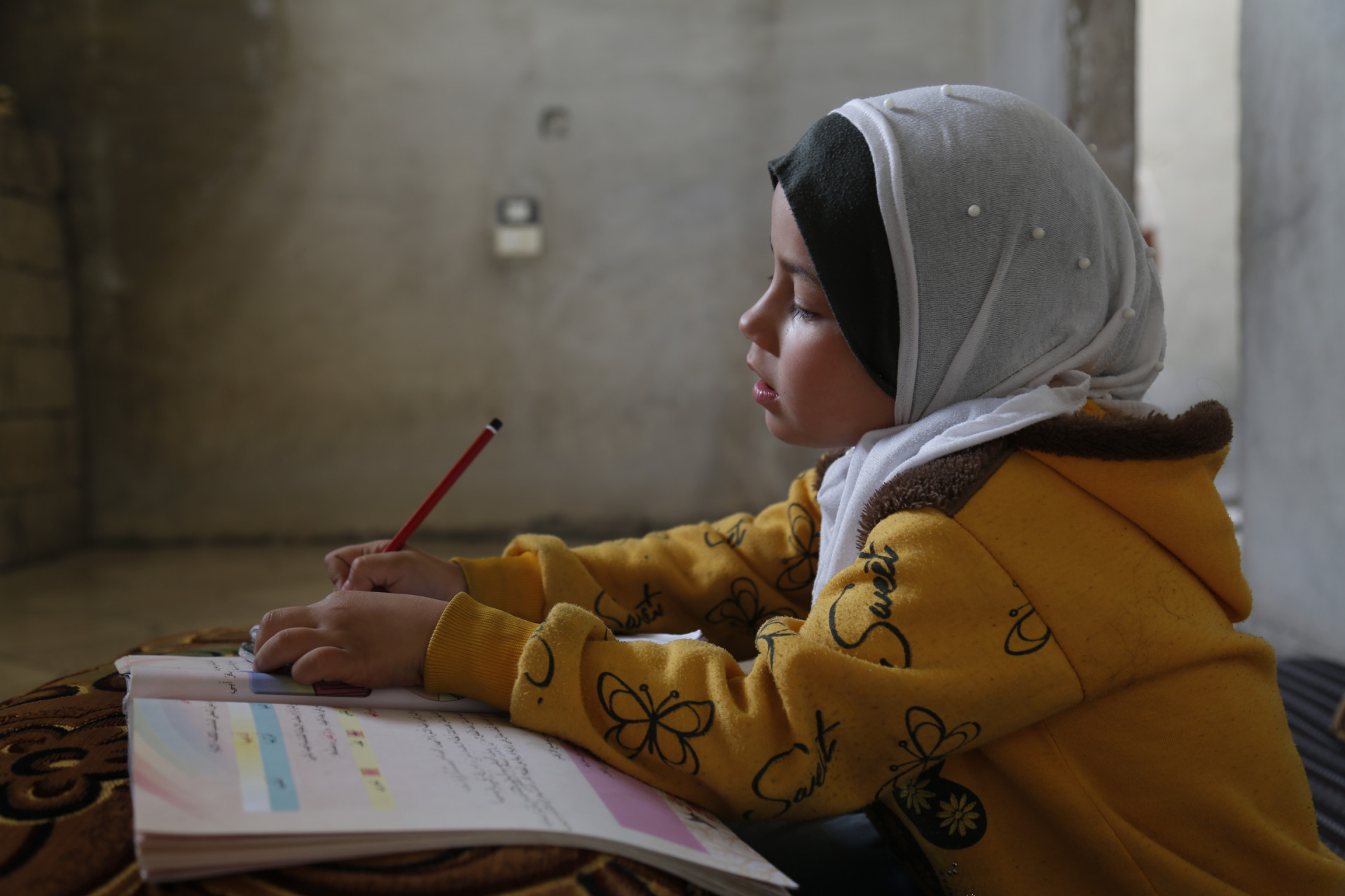 Rital is a girl from Aleppo