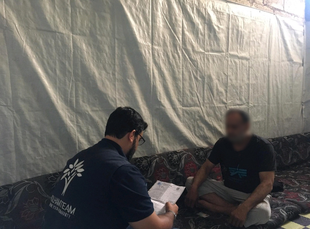 Muhammad has herniated disc and lives poor living conditions