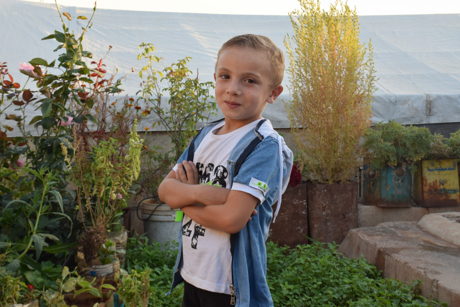 Noureddine est un bel enfant, mais sans le soutien