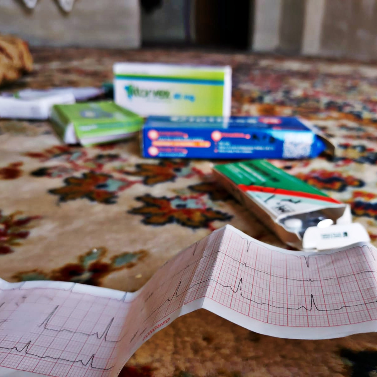 A cardiac patient needs catheterization