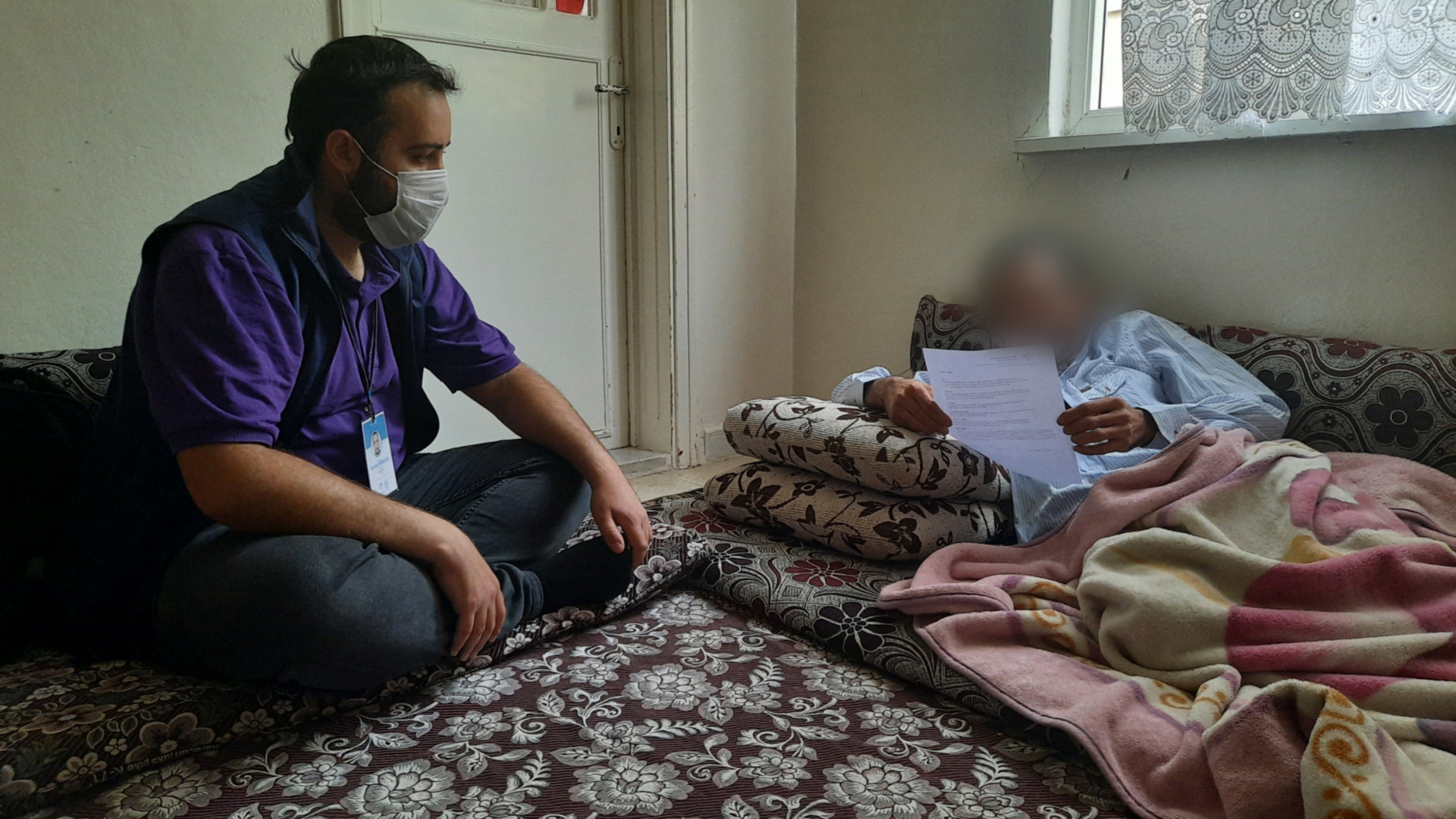Hussein is suffering and needs treatment expenses