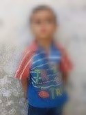 Odai, an eye patient child ...