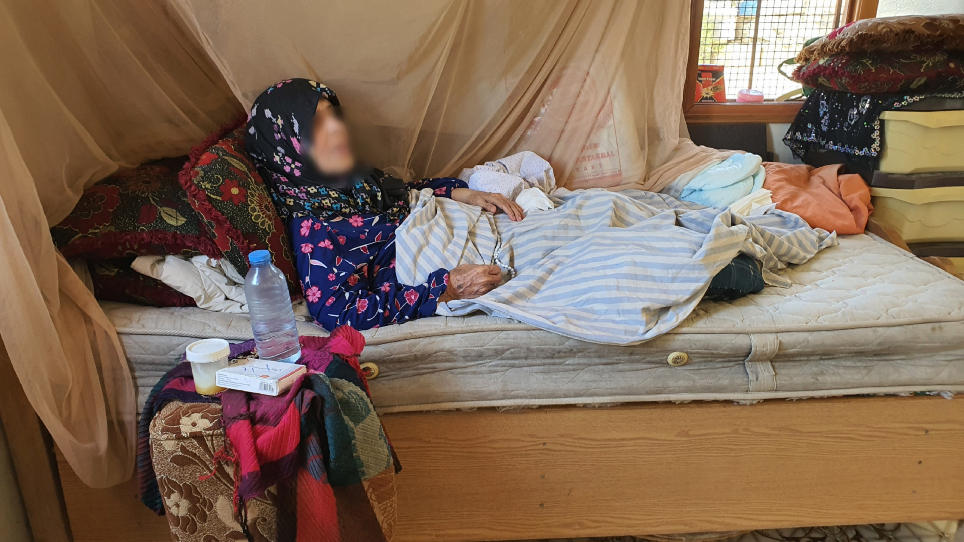 The death of the breadwinner, the loss of the daughter's vision, and then a fracture in the mother's pelvis are all things that made life difficult for Sana