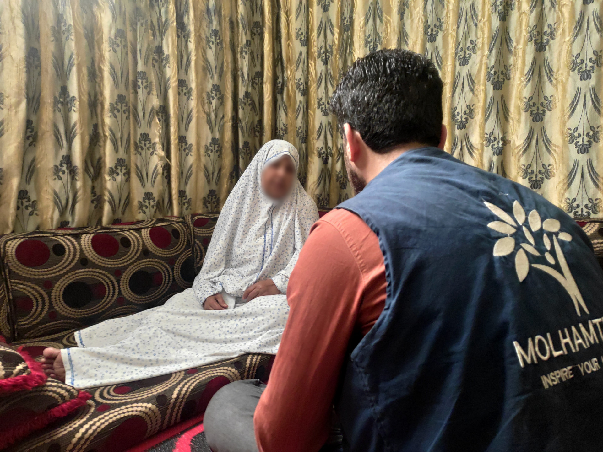 Samia suffers from back and neck pain and she is no longer able to provide for her grandchildren