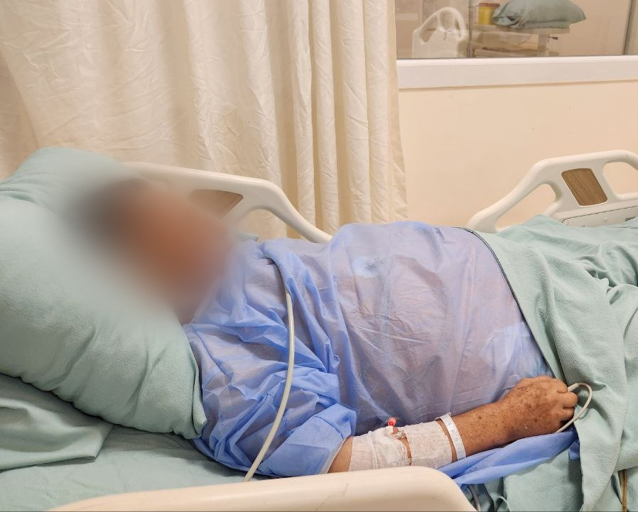 Liver cirrhosis has taken away his ability to rise.