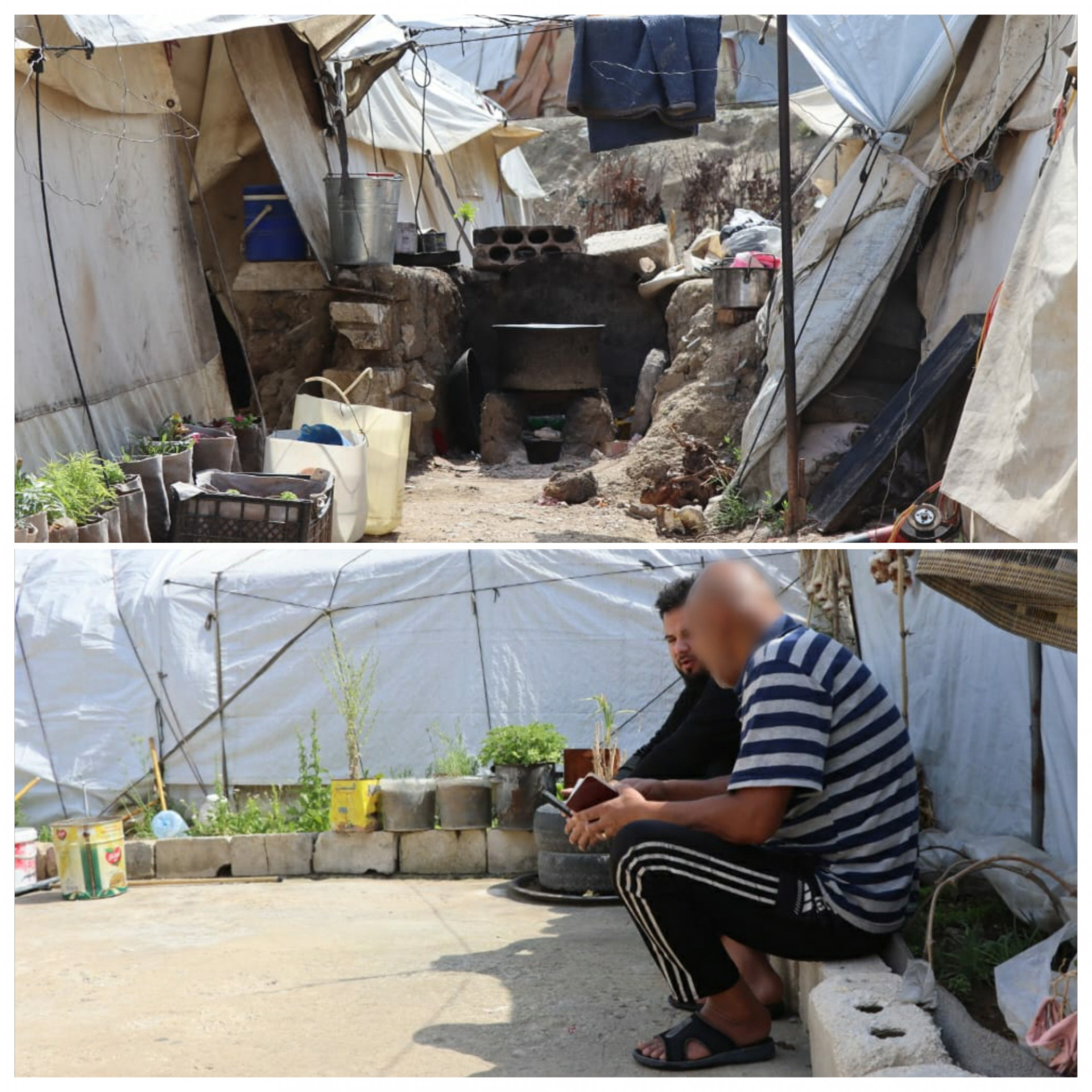 A displaced family in dire need of help
