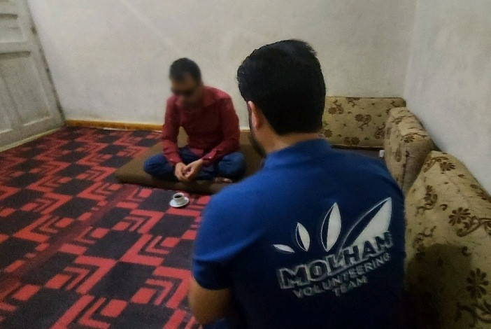 Abdullah is unable to work, and his family lives in deplorable circumstances.
