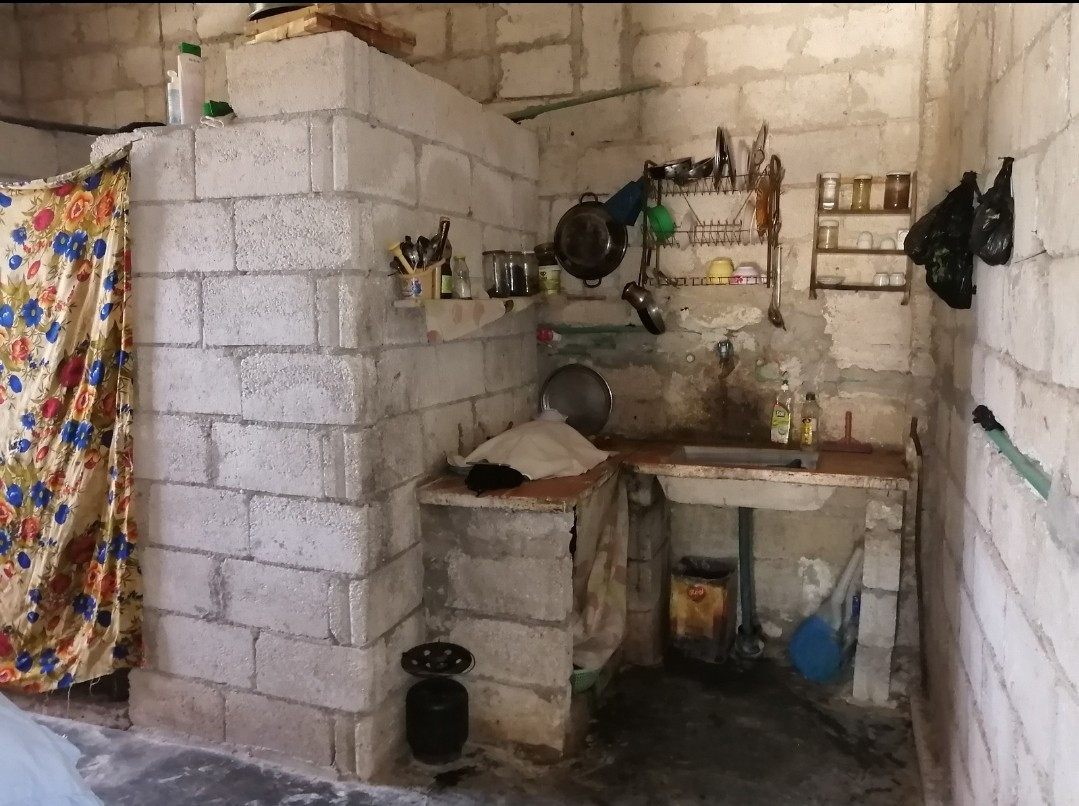 A family in miserable conditions