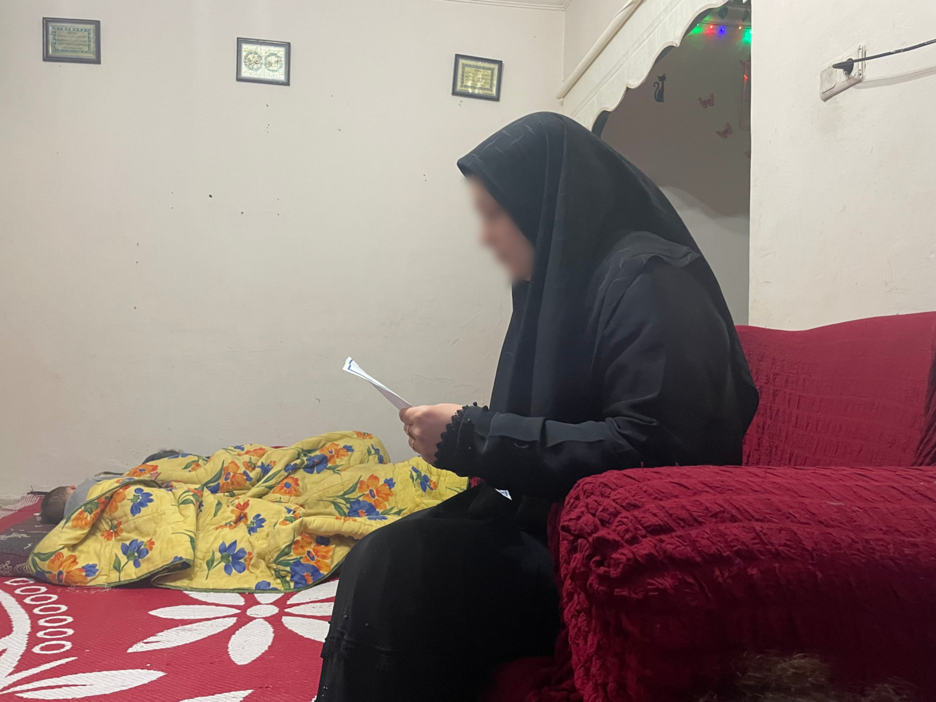 A family of 11 live in a small room