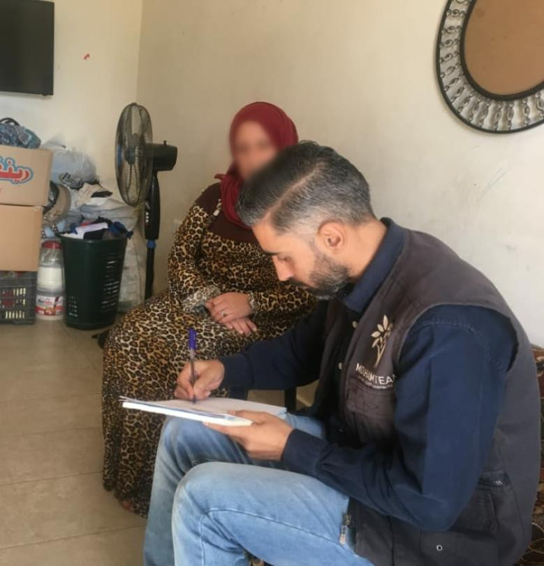 A displaced woman and her children need your support