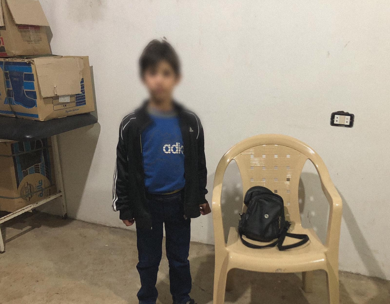 Mohammad , a child in a critical situation