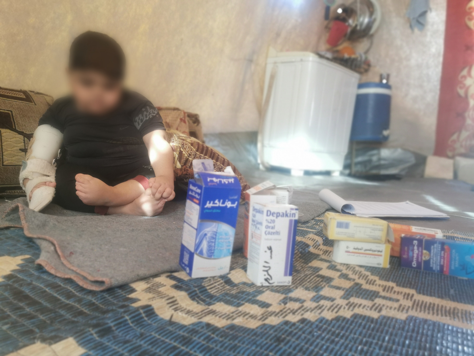 A sick orphan in need for medications and treatment