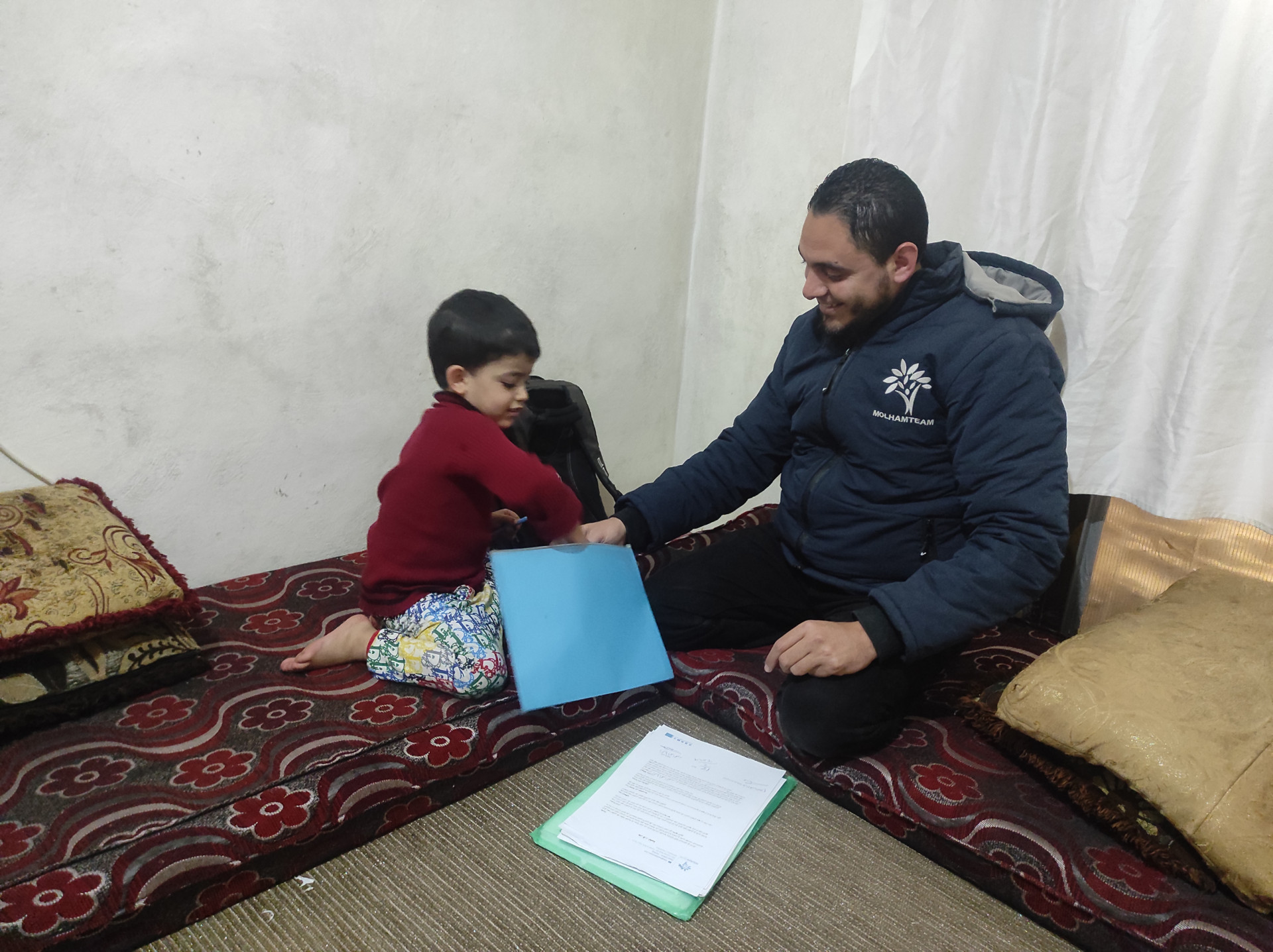 Ahmed is staying strong facing his illness