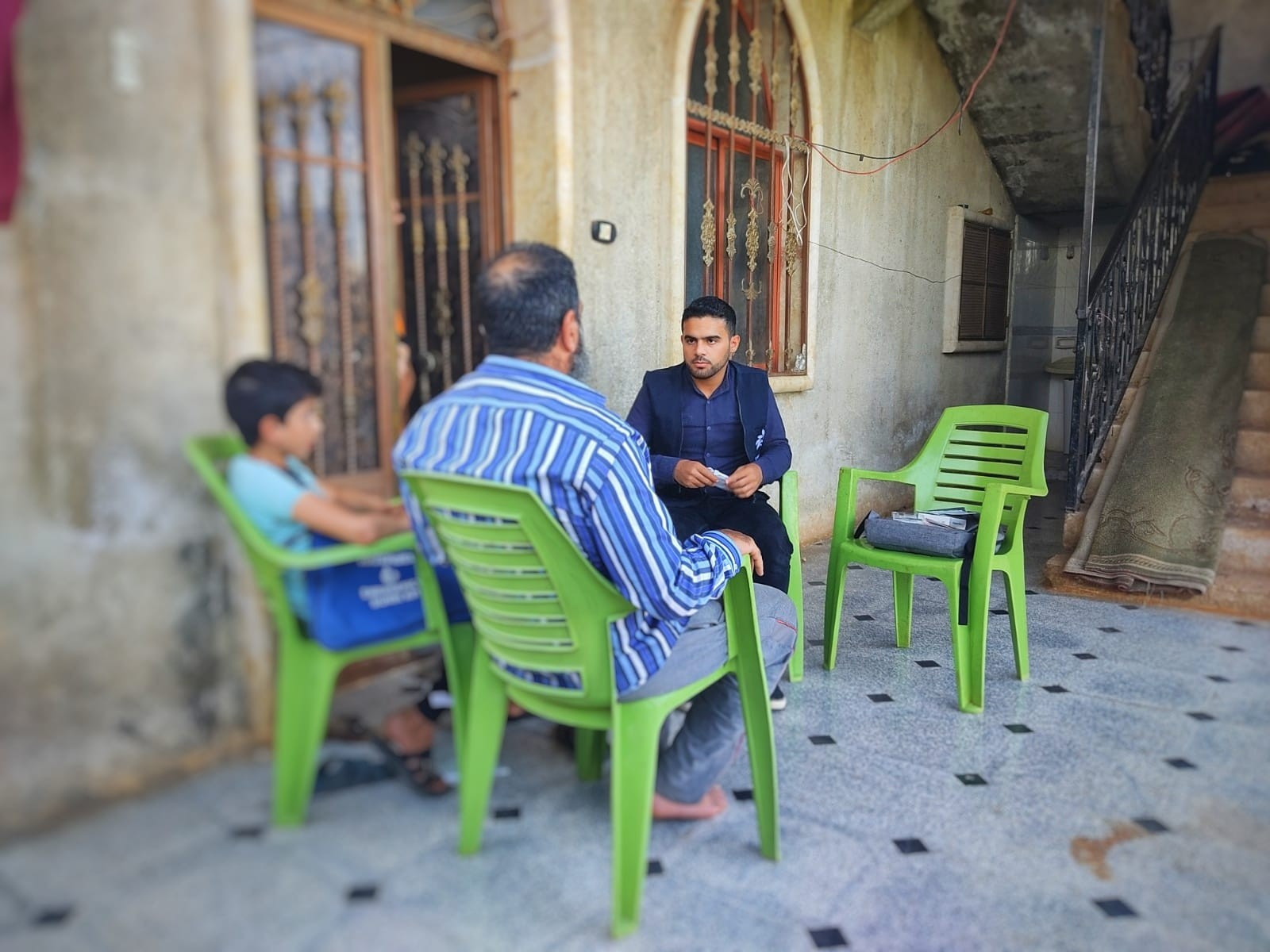 A displaced family in need to help with the cost of renting a house!