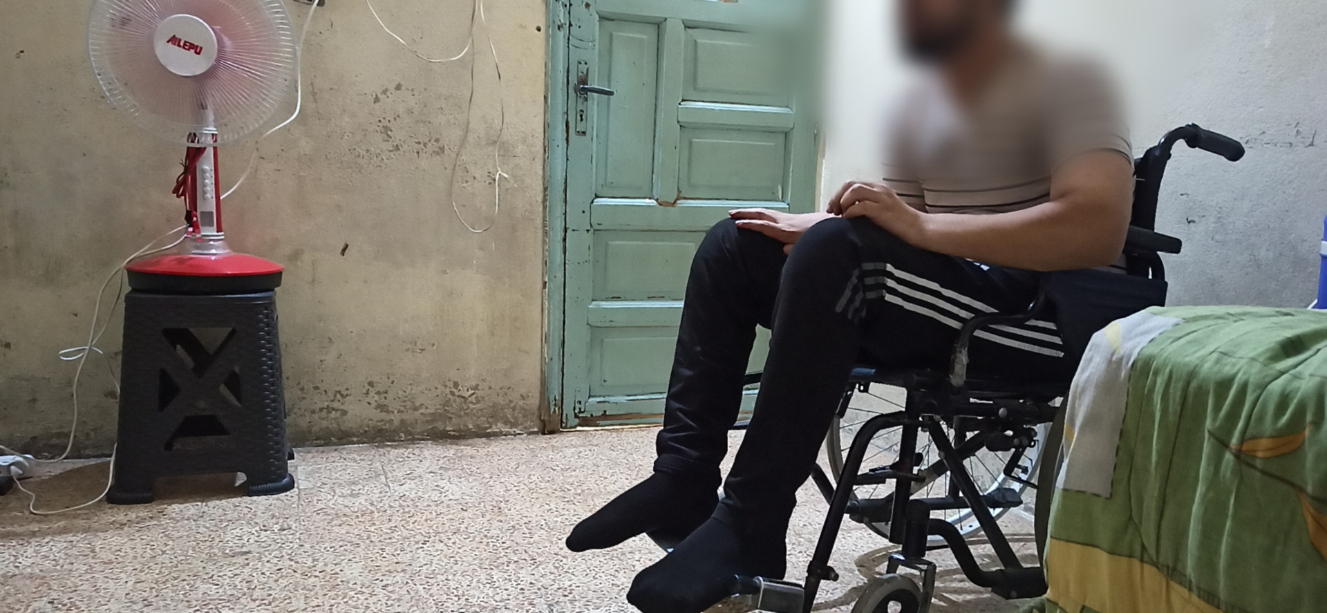 Mohammad is paralyzed and his family has no sponsor