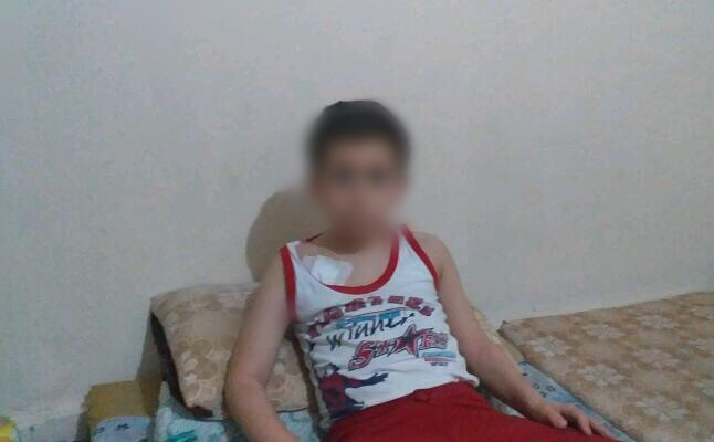 الطفل حاتم مريض سرطان بالدم وبحاجة لعونكم في مساعدته بالمصاريف