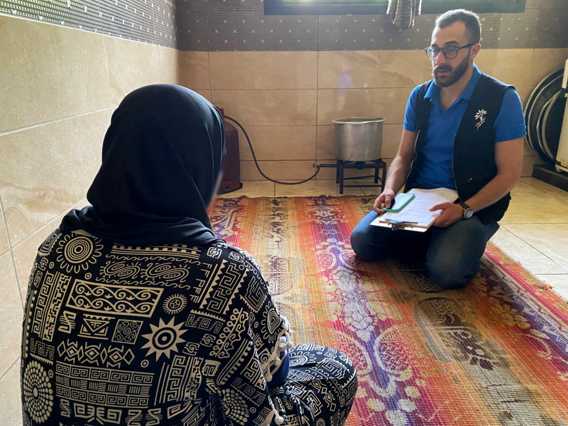 Najlaa needs the medical treatment costs for her daughter who has brain atrophy