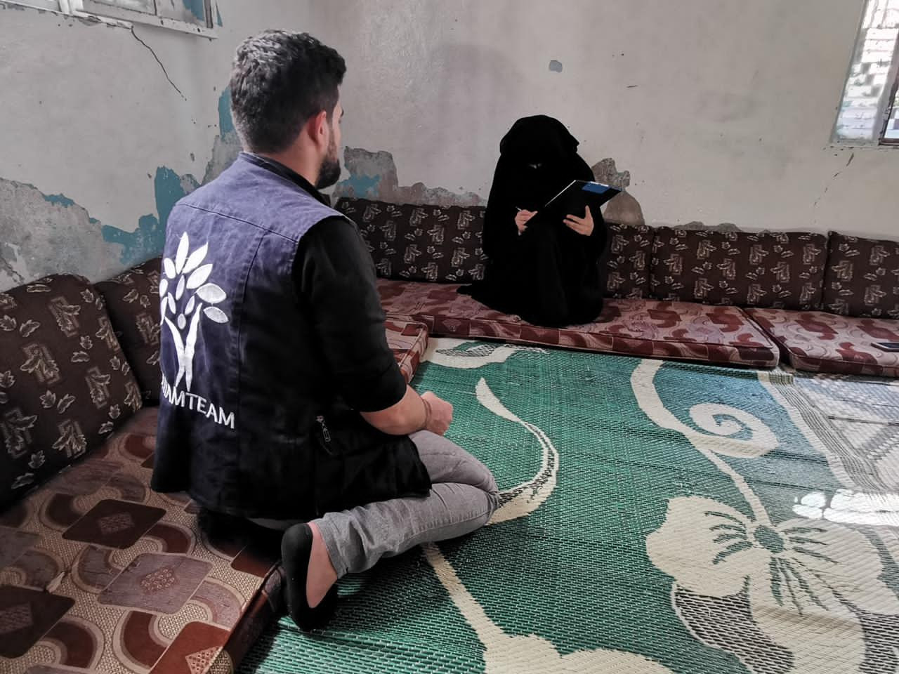 Fatima suffers from shrapnel injury and is need for a treatment.