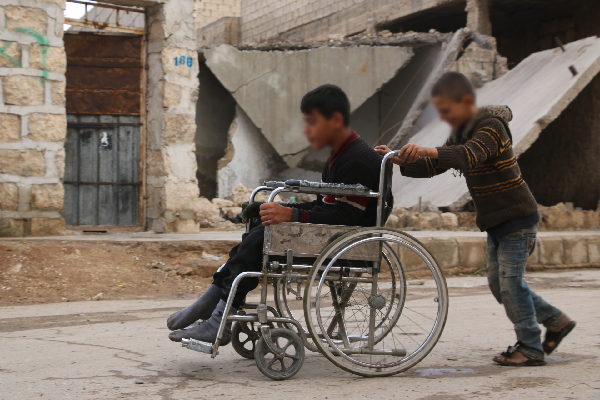 Ghassan was deprived of normal childhood due to paralysis