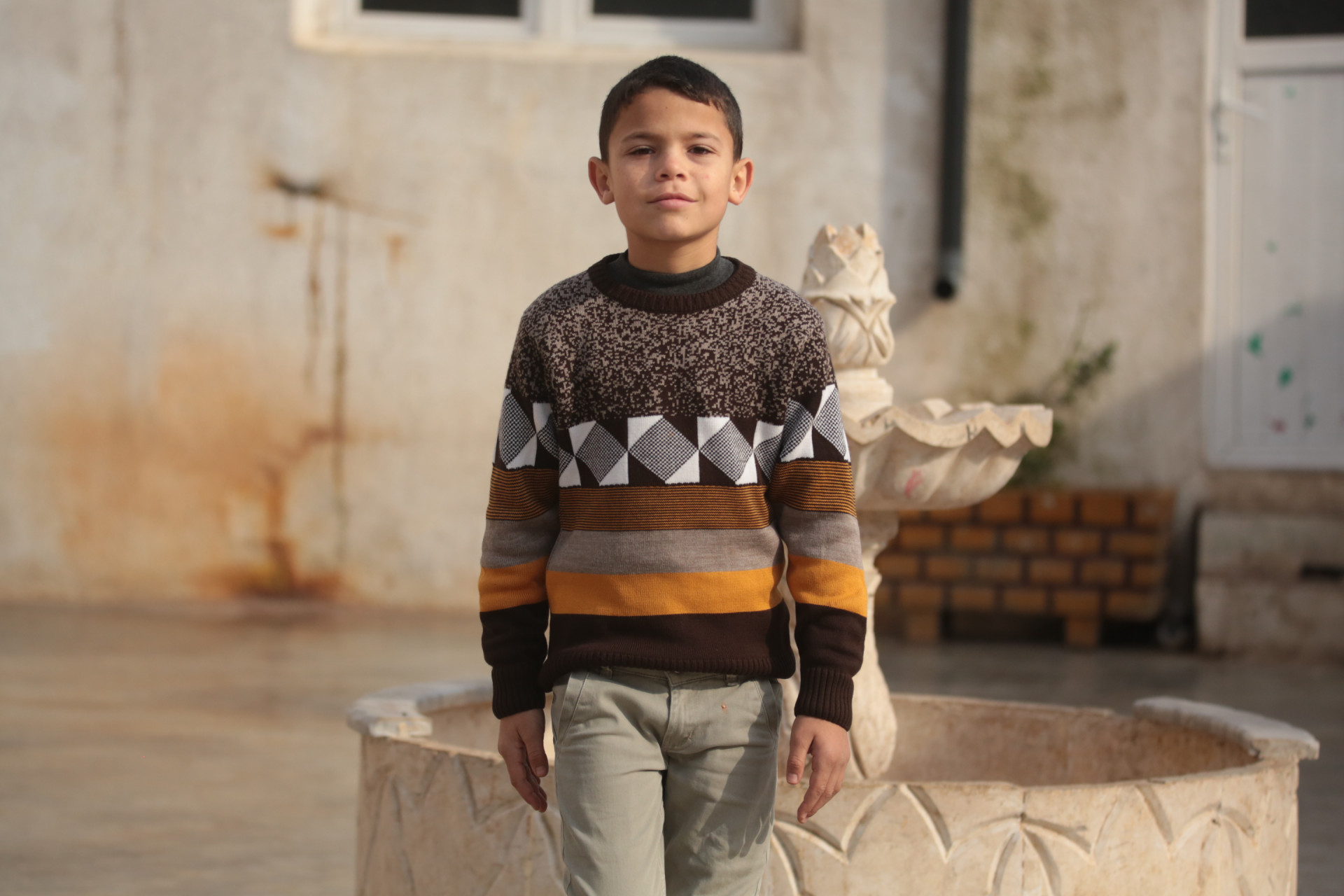 Ahmed, an orphan from Aleppo