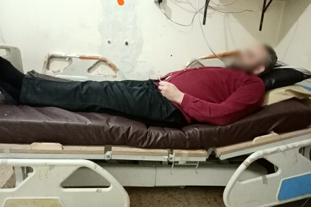 نازح بحاجة لتنظير معدة!