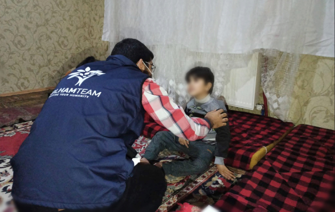 A little child needs physiotherapy