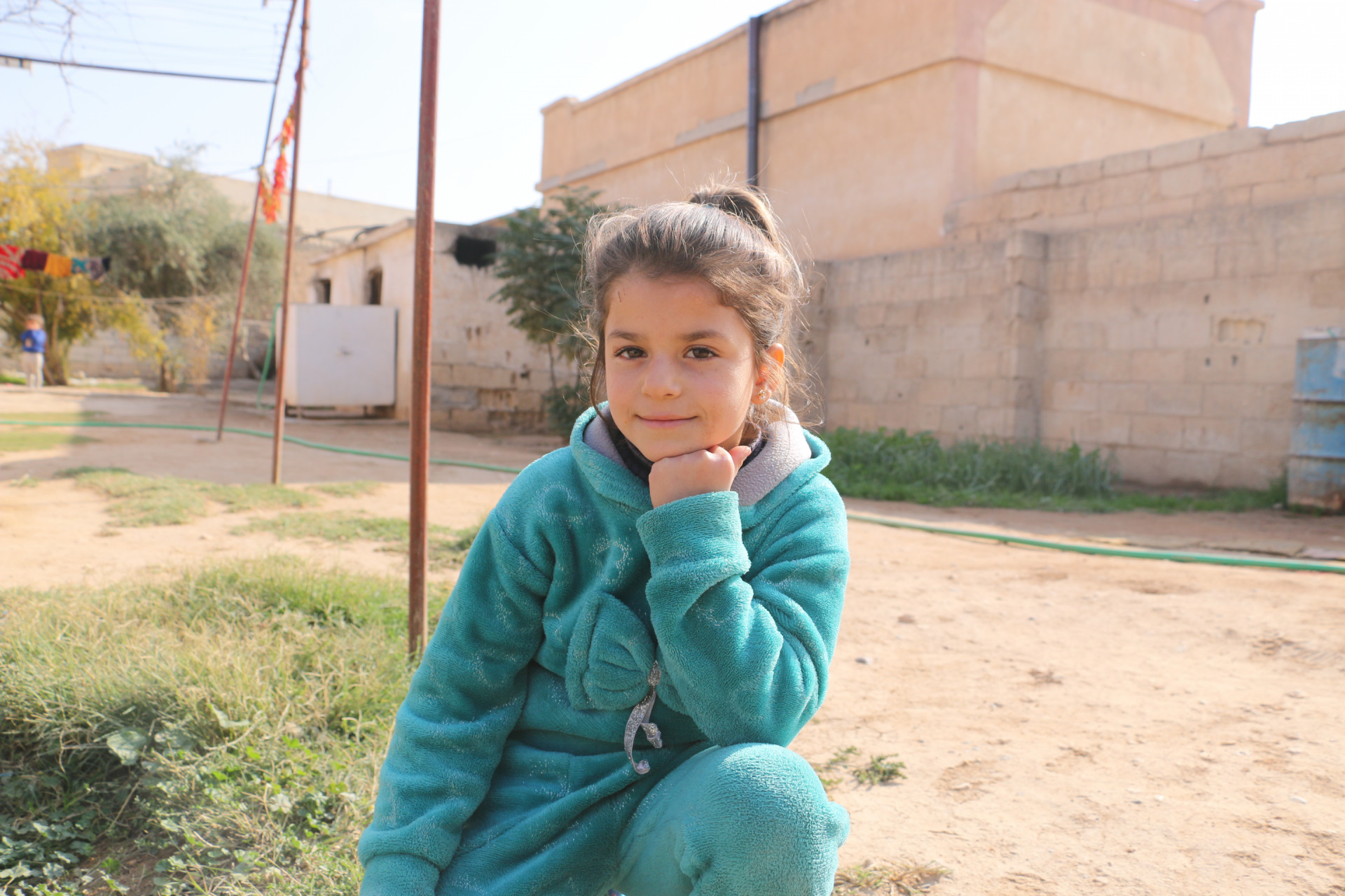Tasnim, an orphan from Tall Abyad
