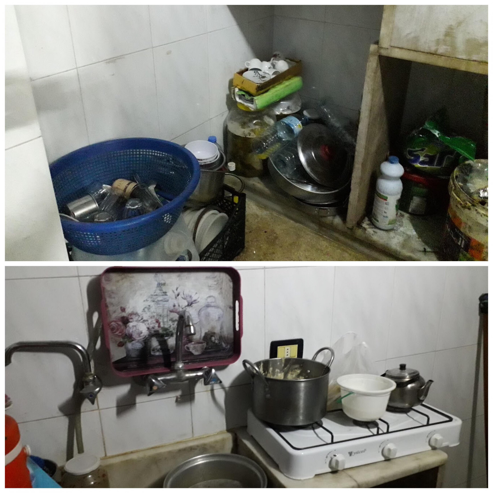 displaced family with no support