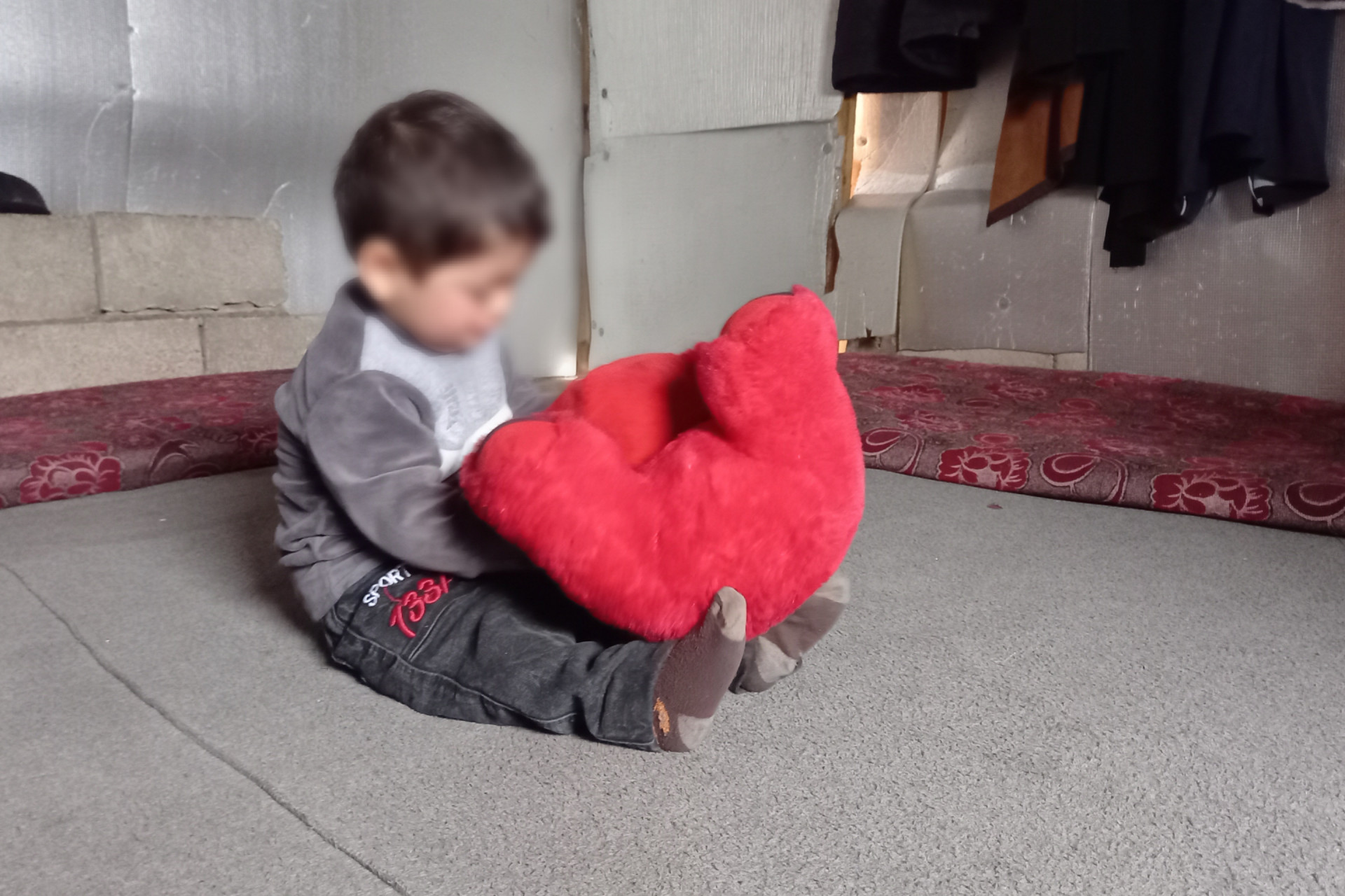 Yaqoub is a young child who is suffering like an adult!