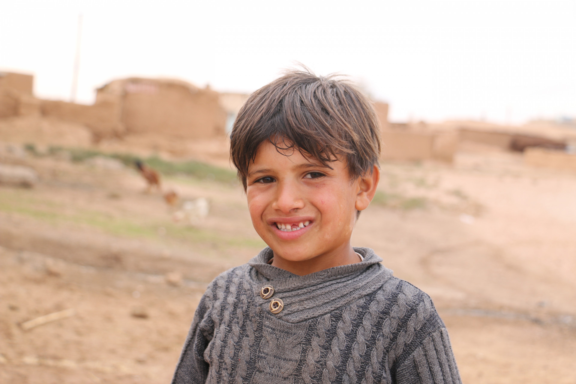 Khalil is an orphan from Raqqa