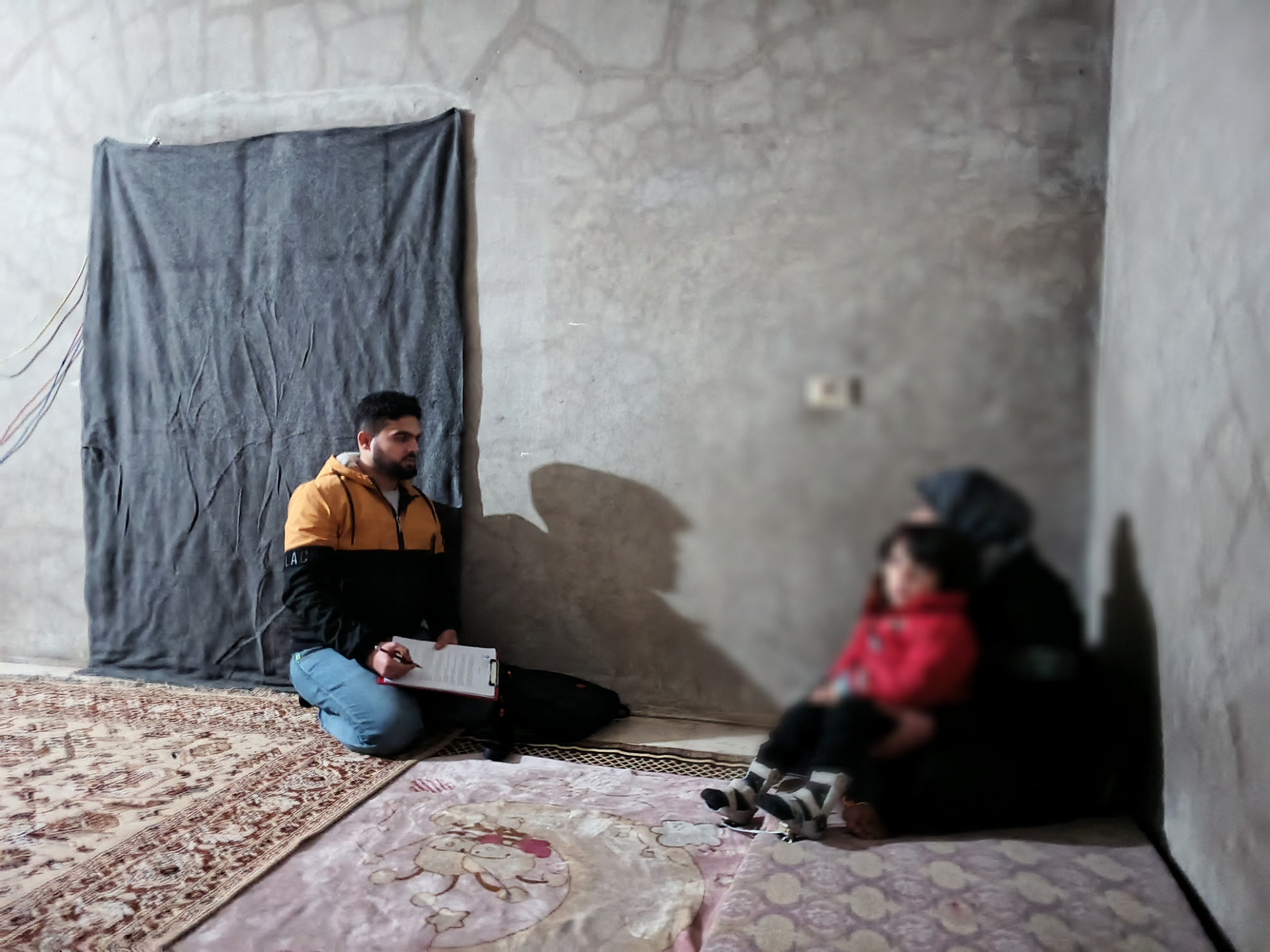 A family in urgent need of help to survive poverty, cold, and hunger