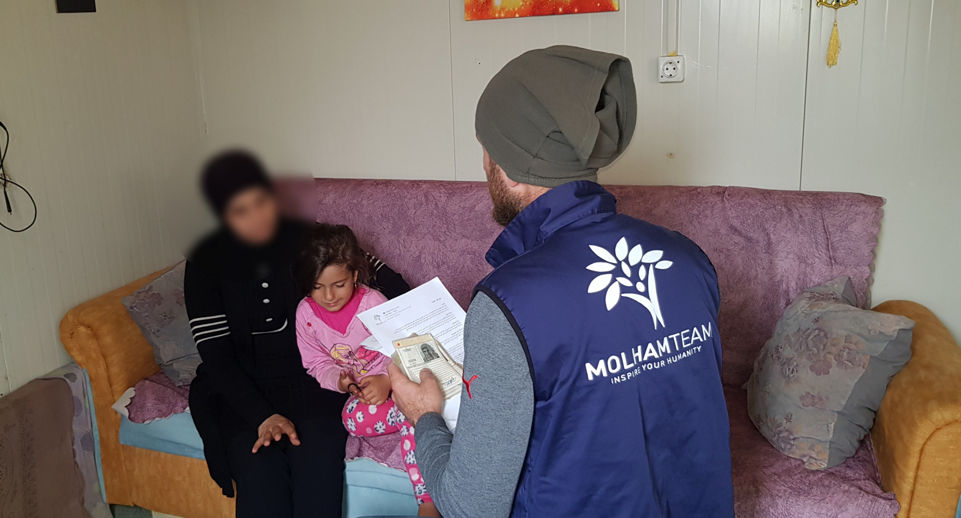 Aisha's family lost everything in the earthquake