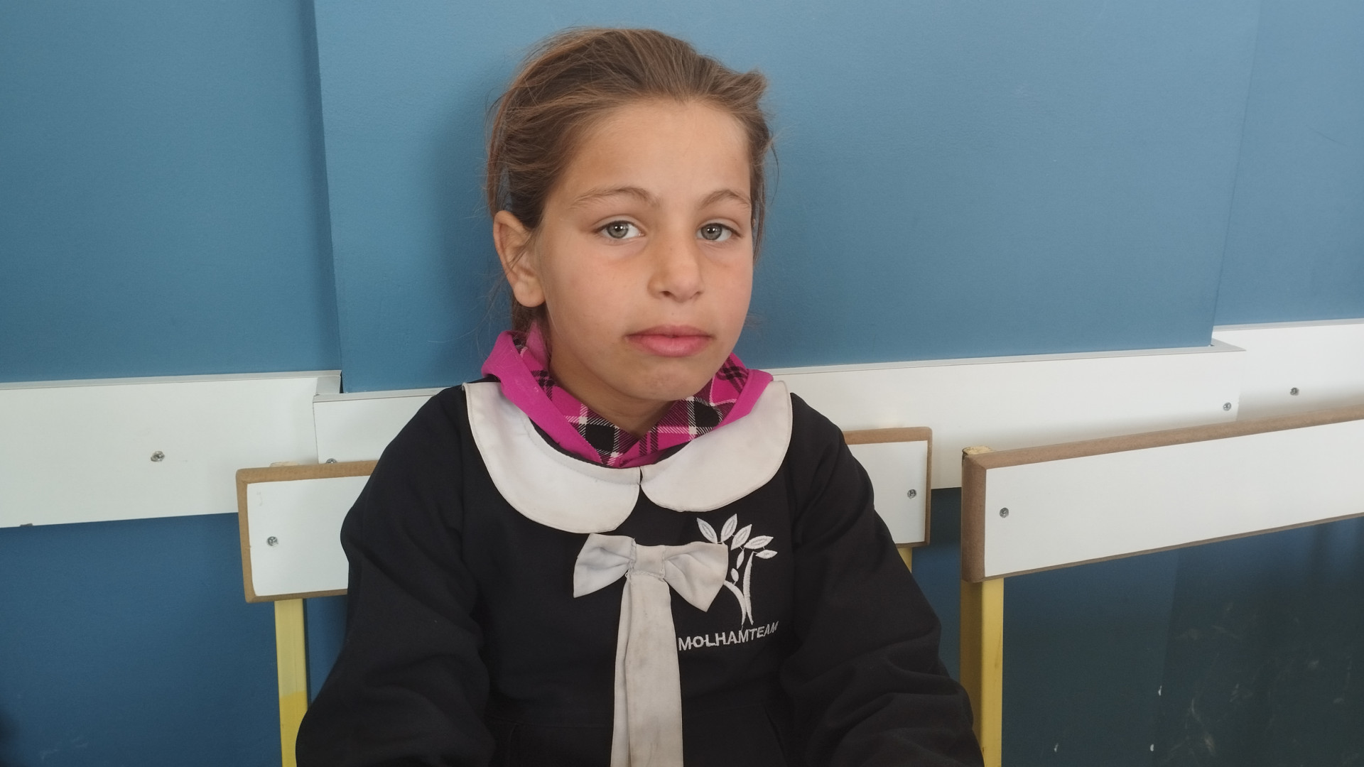 Maram, an orphaned child who needs a sponsorship