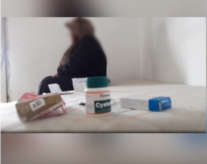 مريضة بحاجة إلى جلسات تفتيت حصى الكلى