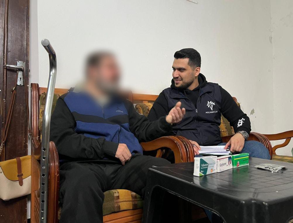 جلطةٌ دماغية وبيتٌ بلا سند