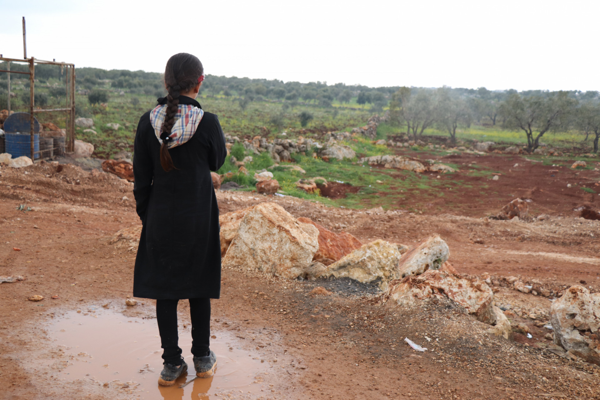 Najma an orphan girl from Idlib city